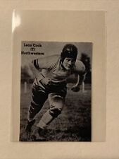 Leon Cook Northwestern Wildcats 1941 Football Pictorial Roto-Panel picture