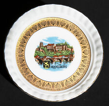 Bavarian Trinket Dish Vintage Souvenir 4 3/8
