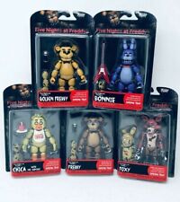Premium Quality FNAF Five Nights at Freddy's 5 Posable Spring Trap Dolls picture