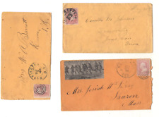 CIVIL WAR SOLDIERS WRITING HOME,3 COVERS 1864,FROM NASHVILLE, WASH D.C.,VIRGINIA picture