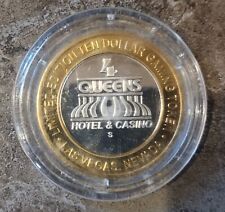 FOUR QUEENS LAS VEGAS GAMING CASINO SILVER STRIKE PLATED $10 TOKENS (QUANITY 20) picture