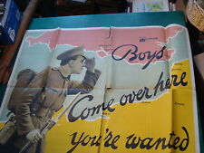 Original WWI Poster: 40 x 50