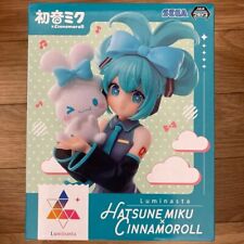 Hatsune Miku Cinnamoroll Luminasta Figure SEGA Sanrio Game Prize w/ Box picture