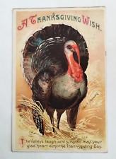 Thanksgiving Turkey Clapsaddle Posted c1912 DB Postcard (B) picture