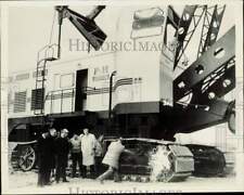 1963 Press Photo First P&H 2155 Diesel Electric Steam Shovel Machine Christened picture