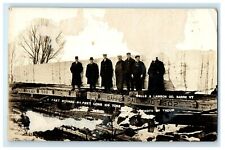 c1910's Barre Vermont VT, Railroad Granite Slab RPPC Photo Antique Postcard picture