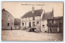 Prauthoy (Hte-Marne) France Postcard Gendarmerie c1910 Unposted Antique picture