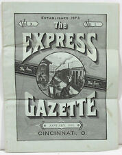 The Express Gazette January 1885 – Journal of the Express Service of America picture