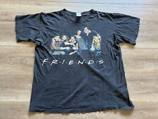 Rare Vintage 1995 Warner Bros. FRIENDS Cast Black Tee Single Stitch T-Shirt XL picture