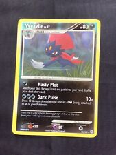 Pokemon Cards: Diamond and Pearl Reverse Holo: Weavile 40/130 picture