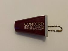 VINTAGE - CONCORD HOTEL (LARGE) PHOTO VIEWER KEYCHAIN - BROWN - CATSKILLS, N.Y. picture