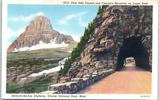 Postcard View East Side Tunnel Logan Pass Glacier National Park Montana picture