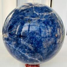 3220g Blue Sodalite Ball Sphere Healing Crystal Natural Gemstone Quartz Stone picture