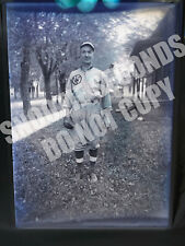 Antique Photo Glass Negative Unknown Baseball Player IW picture