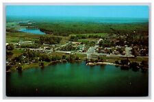 Aerial View Of Hackensack Minnesota MN Postcard picture