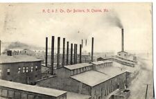 A.C. & F. Co. Car Builders, St. Charles, Mo. Missouri Postcard #A13847 picture