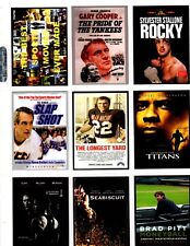 THE BEST  SPORTS MOVIE  EVER MADE   CUSTOM TRADING CARD 36 CARDS SERIES SET picture