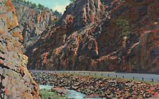 Postcard CO Thompson Canyon Rugged Wall Colorado 1939 Linen Vintage PC J5982 picture