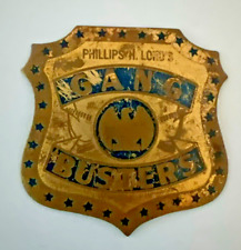1937 Phillips H. Lord's Gang Busters Radio Program Premium Badge picture