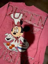 Glittery EPCOT FESTIVAL MINNIE MOUSE QUEEN OF CUISINE Spirit Jersey Adult picture