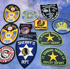 Vtg Law Enforcement Patches Discontinued 1980s Sheriff &MORE See Pics FREESHIP picture