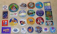 Disney Authentic Pin-back Buttons Assorted Lot of 25 No Duplicates PB6 picture
