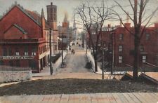 BRIDGEPORT, CT ~ BROAD STREET FROM GOLDEN HILL, DANZIGER & BERMAN PUB used 1909 picture