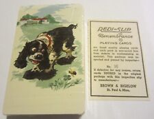 Vintage playing cards Springer Spaniel  Butch Albert Staehle MIB tax stamp picture