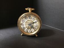 Vintage Filigree Brass Trenkle Alarm Clock West Germany  1940s Or 1950s Running picture
