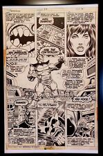 Captain Marvel #30 pg. 6 by Jim Starlin 11x17 FRAMED Original Art Print Comic Po picture