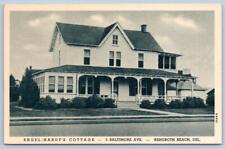 1930-40's REHOBOTH BEACH DELAWARE ENGEL-HARDT'S COTTAGE BALTIMORE AVE POSTCARD picture