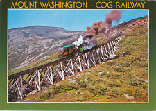 Mount Washington - Cog Railway New Hampshire  4x6 chrome Postcard picture