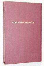 Sidrah And Haftarah : The Year's Torah and Prophetic Readings (1987) picture