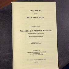 2003 Field Manual Of  The Interchange Rules Association Of American Railroads picture