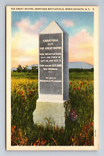 The Great Ravine Battle 1777 Saratoga Battlefield Bemis Heights NY Postcard picture