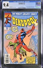 Deadpool #11 CGC 9.4 1997 Marvel Comics AF #15 Spiderman Cover Homage RARE picture