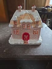 Its a Wonderful Life Christmas Village Enesco House Cottage Snow  picture