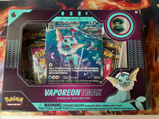 Vaporeon Pokemon VMAX Premium Collection Box OPENED-Everything but the two promo picture