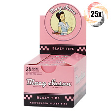 Full Box 25x Packs Blazy Susan Perforated Blazy Tips | 50 Per Pack | + 2 Tubes picture