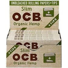 24pc Display - OCB Organic Hemp Papers & Tips - 32pk / Slim picture