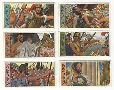 Stollwerck 1908 Group 410 Persian Wars Leonidas Pericles Set of 6 G-VG picture