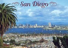 San Diego California Chrome 4x6 Postcard picture