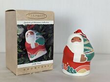 Hallmark Keepsake Jolly Santa Showcase Terra-cotta Christmas Ornament 1995 picture
