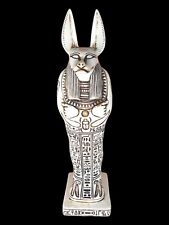 UNIQUE ANTIQUE ANCIENT EGYPTIAN God Anubis Jackal with Scarab Magic Hieroglyphic picture