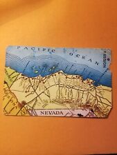 Map of nevada Vintage post card Pacific Ocean With personal message written... picture