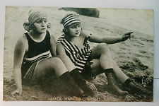 Mack Sennett Comedy Evans L.A. Women on Beach Silent Film Era Arcade Card picture