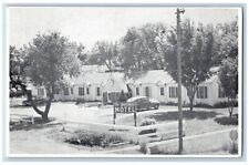 Laurel Nebraska NE Postcard Shady Rest Motel Car Scene c1910's Unposted Antique picture