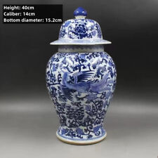 Exquisite Classic Blue and White phoenix Porcelain Vase, Jingdezhen, China 40cm picture