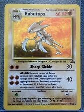 Rare Pokemon TCG Fossil 9/62 Kabutops Holo, Very Good Condition picture
