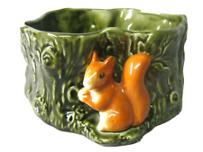 Vintage Sylva C 4289 England hand made vase / pot with squirrel figurine picture